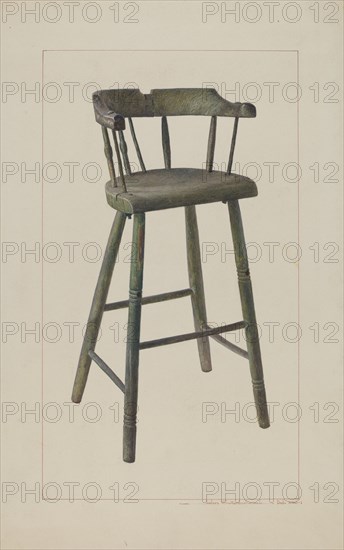 Baby High Chair, 1938.