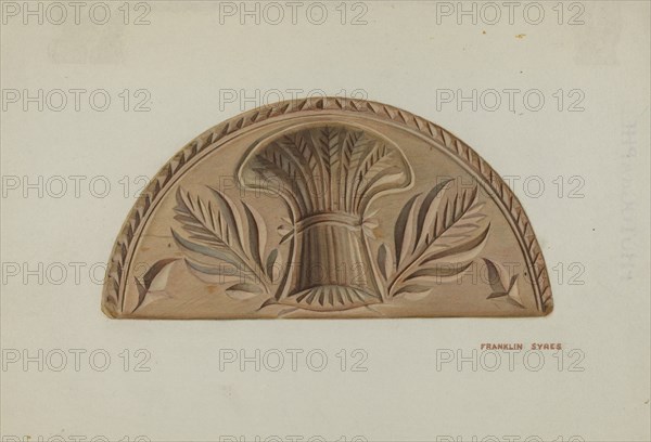 Pa. German Butter Mold, c. 1939.