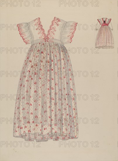 Girl's Dress, c. 1937.