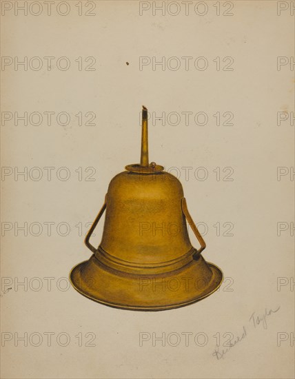 Whale Oil Lamp, c. 1938.