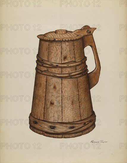 Wood Tankard, 1940.