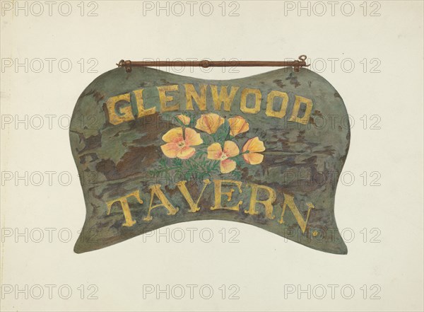 Tavern Sign, 1935/1942.