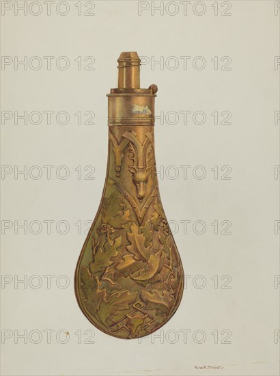 Powder Flask, c. 1939.