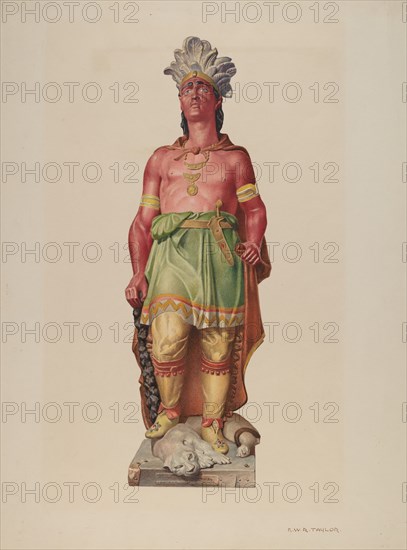 Cigar Store Indian, 1935/1942.