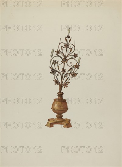 Candelabrum, c. 1937.