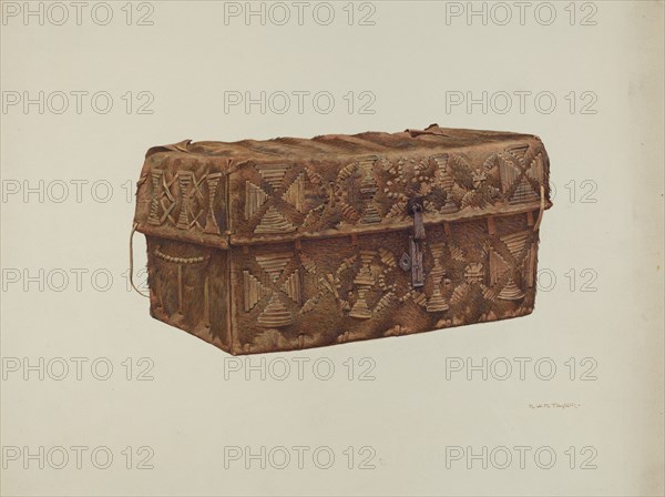Cowhide Trunk, c. 1941.