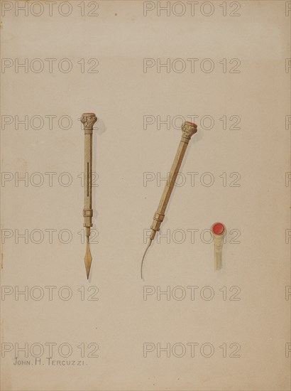 Toothpick, c. 1937.