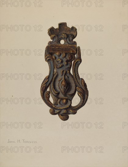 Door Knocker, c. 1940.