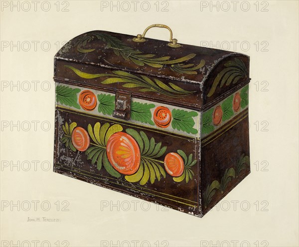 Toleware Box, 1935/1942.