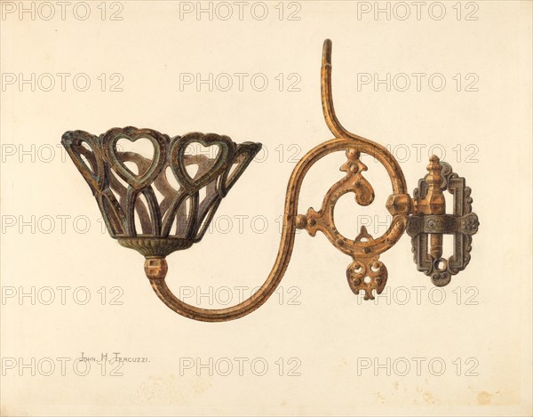 Swinging Lamp Bracket, c. 1940.