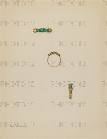 Emerald Ring, c. 1938.