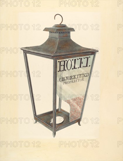 Bishop Hill: Hotel Lantern, c. 1939.