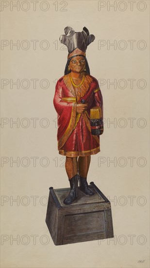 Cigar Store Indian, c. 1937.