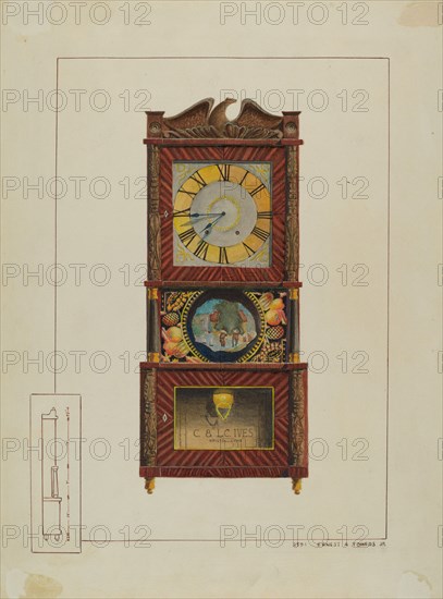 Mantle Clock, c. 1938.