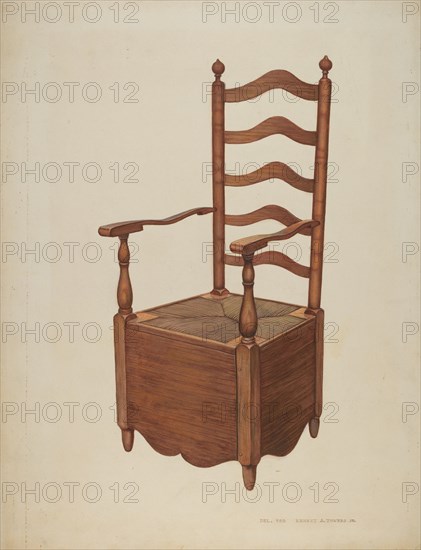 Commode Chair, c. 1940.