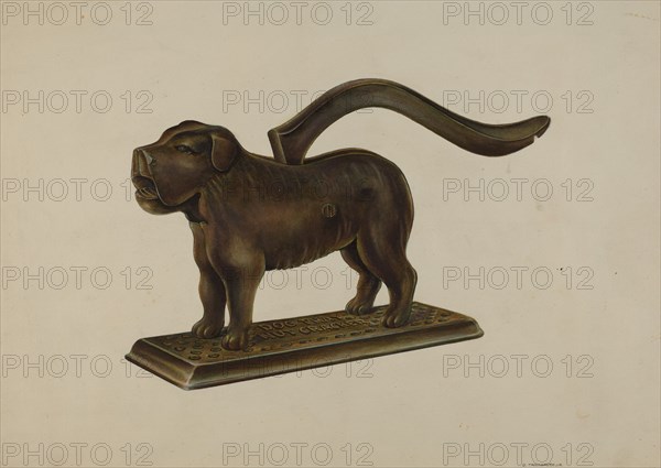 Nutcracker: Dog Tray, c. 1940.