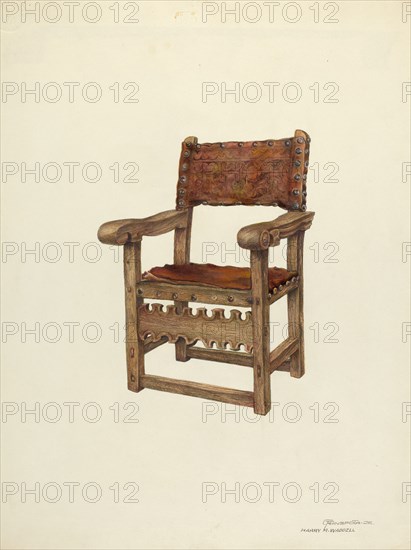 Arm Chair (Ecclesiastical), 1937/1940.