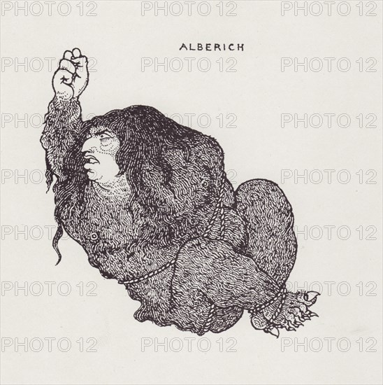 Alberich, from The Savoy No. 8, 1896. Creator: Aubrey Beardsley.