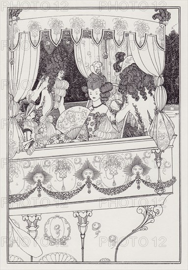 The Barge, 1895-1896. Creator: Aubrey Beardsley.