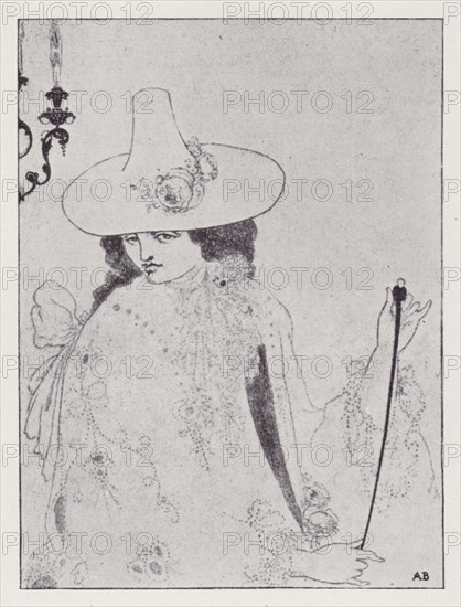 D'Albert, 1897. Creator: Aubrey Beardsley.