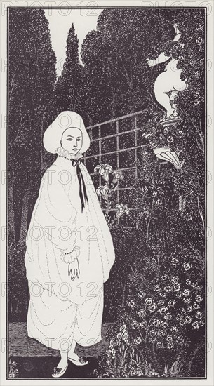Frontispiece to The Pierrot of the Minute, 1897. Creator: Aubrey Beardsley.