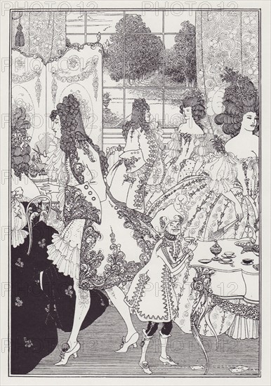 The Rape of the Lock, 1895-1896. Creator: Aubrey Beardsley.