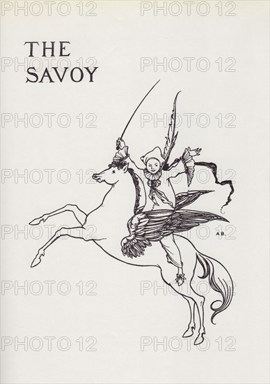 Titlepage Design for The Savoy No. 3, 1896. Creator: Aubrey Beardsley.