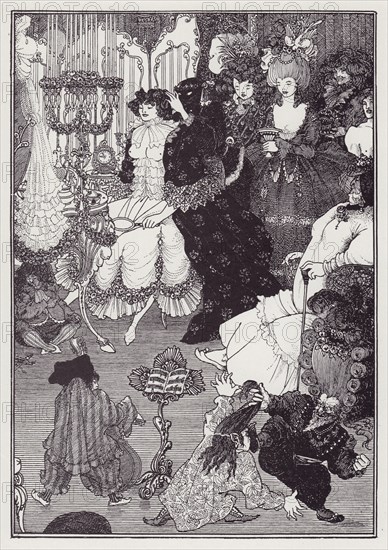 The Toilet of Helen, 1895. Creator: Aubrey Beardsley.