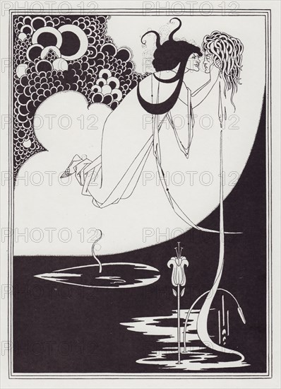 The Climax, 1893. Creator: Aubrey Beardsley.