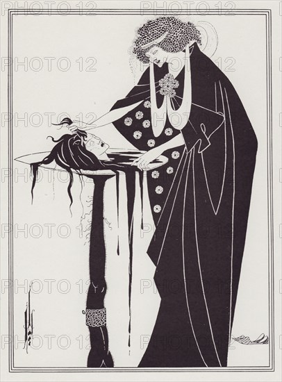 The Dancer's Reward, 1893. Creator: Aubrey Beardsley.