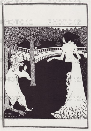 Cover Design for the Cambridge ABC, 1894. Creator: Aubrey Beardsley.