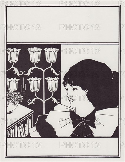 Cover Design for The Yellow Book, Vol II, 1894. Creator: Aubrey Beardsley.