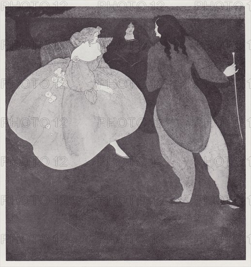 A Nocturne of Chopin, 1895. Creator: Aubrey Beardsley.