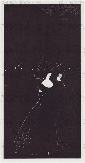 Les Passades, 1894. Creator: Aubrey Beardsley.