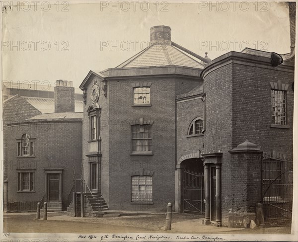 Birmingham Canal Navigations Head Office, Paradise Street, Birmingham, West Midlands, 1876. Creator: Unknown.