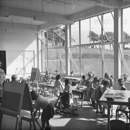 Valley Primary School, Whinlatter Road, Copeland, Cumbria, 03/09/1952. Creator: John Laing plc.