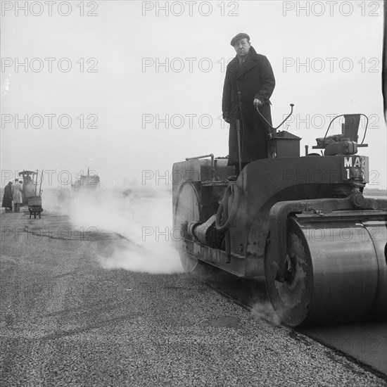 RAF Gaydon, Gaydon, Stratford-on-Avon, Warwickshire, 21/01/1953. Creator: John Laing plc.