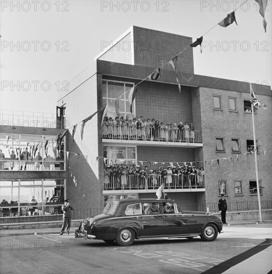 West Cumberland Hospital, Homewood Road, Homewood, Whitehaven, Copeland, Cumbria, 1964. Creator: John Laing plc.