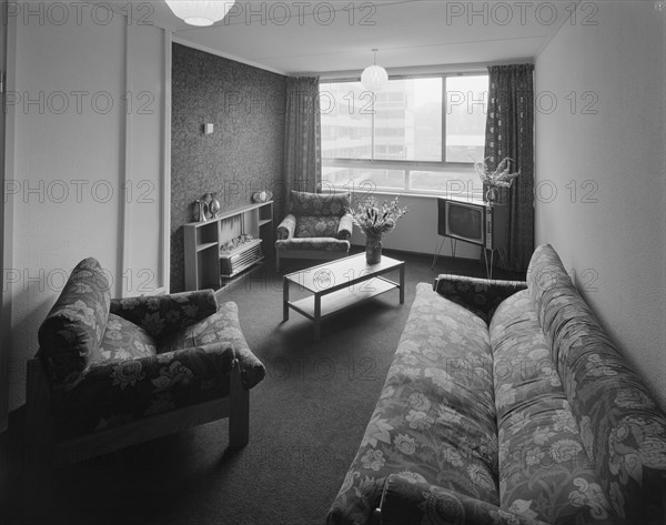 Victoria Park Estate, Macclesfield, Cheshire East, Cheshire, 18/04/1968. Creator: John Laing plc.