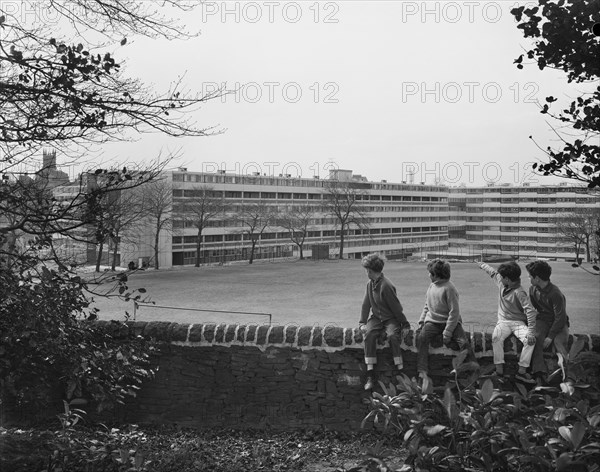 Victoria Park Estate, Macclesfield, Cheshire East, Cheshire, 18/04/1968. Creator: John Laing plc.