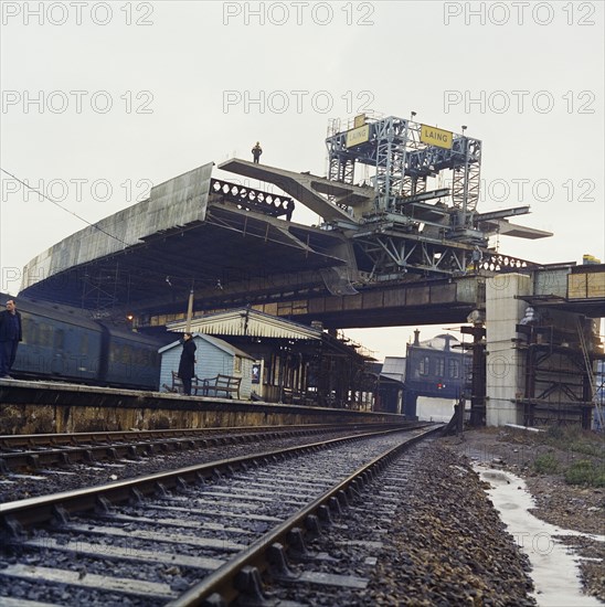 Westway Flyover, A40, Kensington and Chelsea, London, 1969. Creator: John Laing plc.