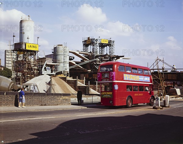 Westway Flyover, A40, Paddington, City of Westminster, London, 01/08/1969. Creator: John Laing plc.