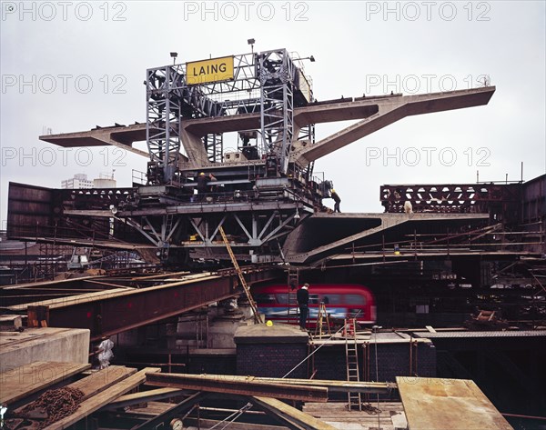 Westway Flyover, A40, Paddington, City of Westminster, London, 17/09/1969. Creator: John Laing plc.