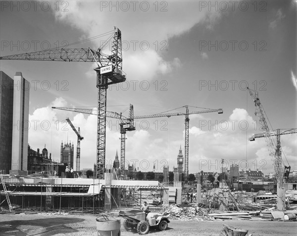 St Thomas' Hospital, Lambeth Palace Road, Lambeth, London, 31/07/1970. Creator: John Laing plc.