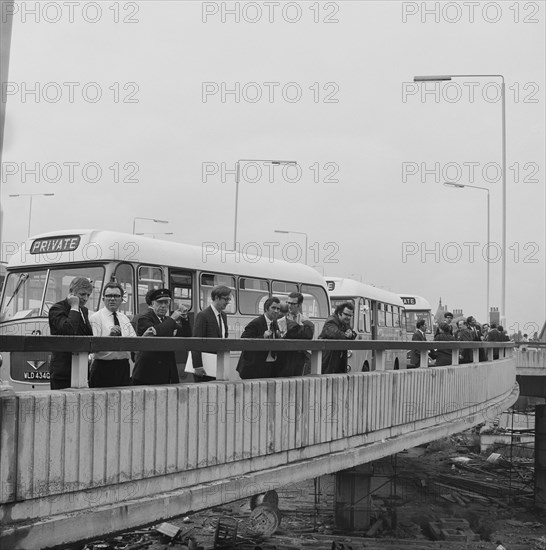 Westway Flyover, A40, Kensington and Chelsea, London, 28/07/1970. Creator: John Laing plc.