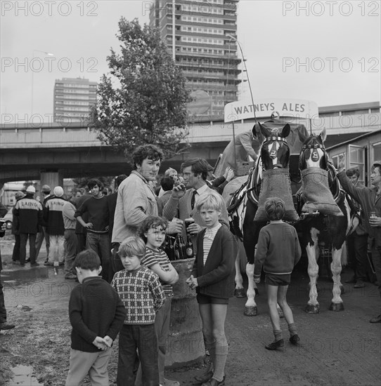 Westway Flyover, A40, Kensington and Chelsea, London, 28/07/1970. Creator: John Laing plc.