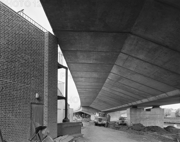 Westway Flyover, A40, Paddington, City of Westminster, London, 09/07/1970. Creator: John Laing plc.