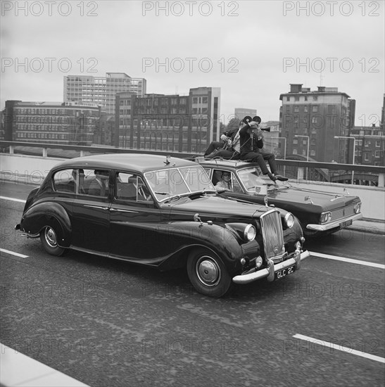 Westway Flyover, A40, Paddington, City of Westminster, London, 28/07/1970. Creator: John Laing plc.