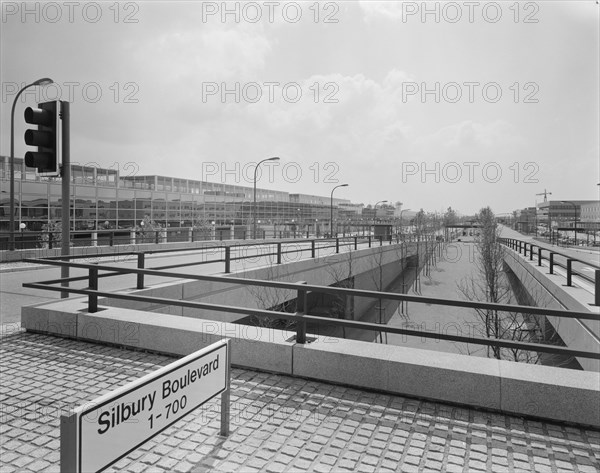 The Shopping Centre, Silbury Boulevard, Milton Keynes, Buckinghamshire, 06/06/1979. Creator: John Laing plc.