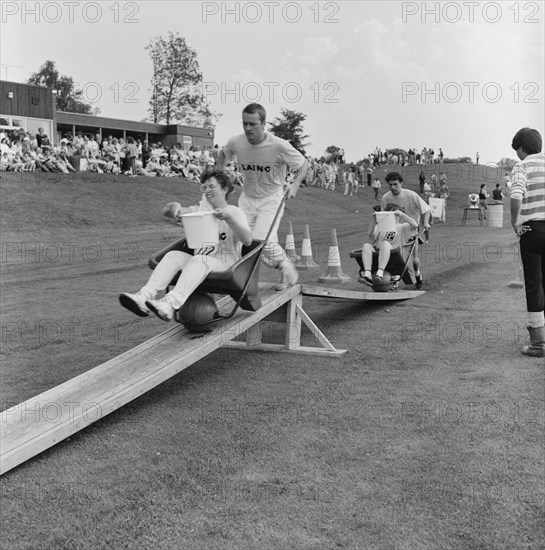 Laing Sports Ground, Rowley Lane, Elstree, Barnet, London, 20/06/1987. Creator: John Laing plc.